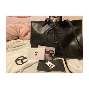 Black Telfar Shopping Bag - Large